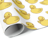 hallo Ducky Cute Rubber Ducks Cadeaupapier (Rol Hoek)
