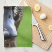 hallo Ducky Quirky Duck Portrait Theedoek (Quarter Fold)