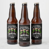 Hallo Duisternis Mijn Oude Vriend Bier Etiket (Flessen)