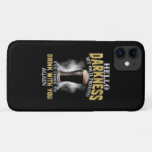Hallo Duisternis Mijn Oude Vriend Case-Mate iPhone Case (Achterkant (horizontaal))