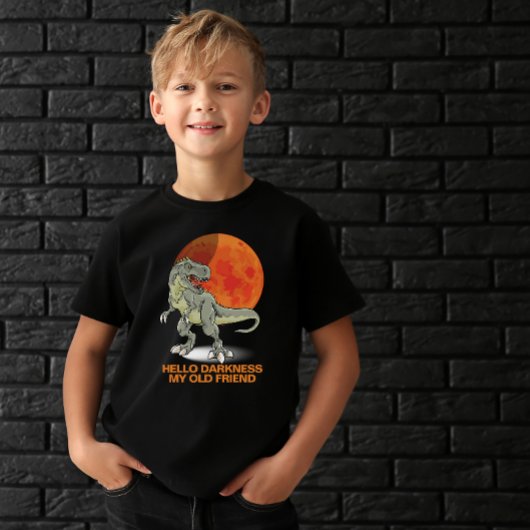 Hallo Duisternis Mijn oude vriend Dinosaurus Sun S T-shirt