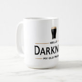Hallo duisternis mijn oude vriend Funny St Patrick Koffiemok (Voorkant links)