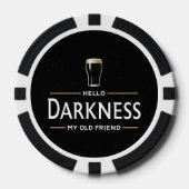 Hallo duisternis mijn oude vriend Funny St Patrick Poker Chips (Voorkant)
