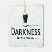 Hallo Duisternis Mijn Oude Vriend Grappige St. Pat Keramisch Ornament (Links)