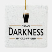 Hallo Duisternis Mijn Oude Vriend Grappige St. Pat Keramisch Ornament (Achterkant)
