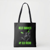 Hallo Duisternis mijn oude vriend: groene ogen Tote Bag (Voorkant)