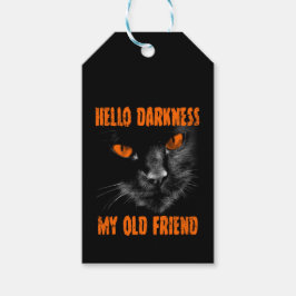 Hallo Duisternis Mijn Oude Vriend: Halloween Editi Cadeaulabel