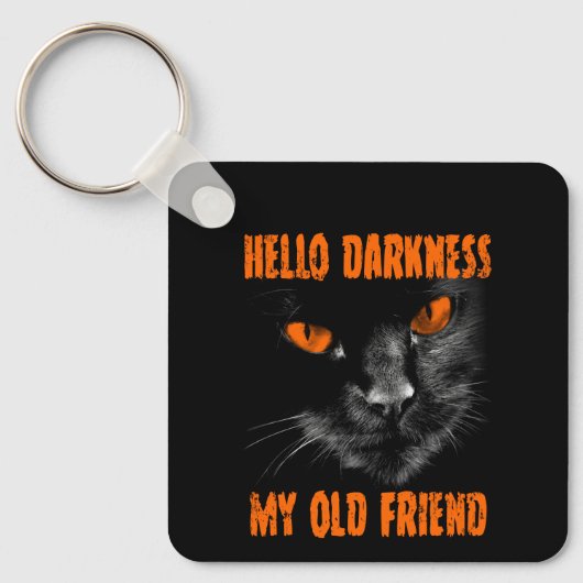 Hallo Duisternis Mijn Oude Vriend: Halloween Editi Sleutelhanger (Voorkant)