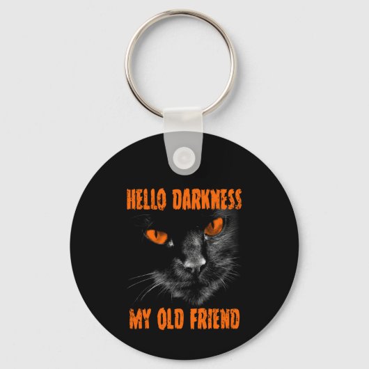 Hallo Duisternis Mijn Oude Vriend: Halloween Editi Sleutelhanger (Voorkant)