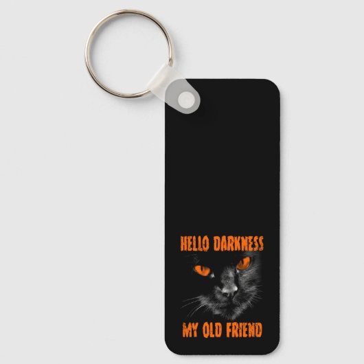 Hallo Duisternis Mijn Oude Vriend: Halloween Editi Sleutelhanger (Voorkant)