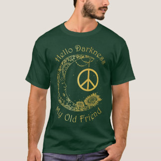 Hallo Duisternis Mijn Oude Vriend Hippie vintage T-shirt
