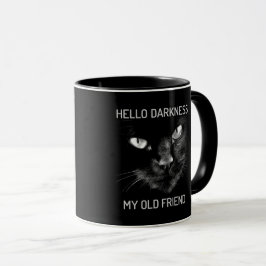 Hallo Duisternis Mijn Oude Vriend Kat - V2 Mok