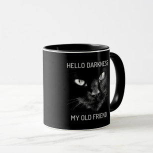 Hallo Duisternis Mijn Oude Vriend Kat - V2 Mok