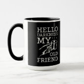 Hallo Duisternis Mijn Oude Vriend Koffiemok Mok (Links)