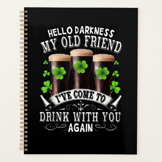 Hallo Duisternis Mijn Oude Vriend Planner (Voorkant)