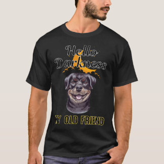 Hallo Duisternis Mijn Oude Vriend Rottweiler 05 T-shirt