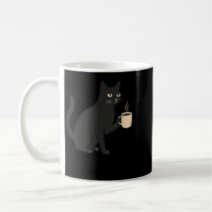 Hallo Duisternis Oude Vriend Kat En Koffie Hallowe Koffiemok