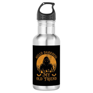 Hallo Duisternis Oude Vriend Reaper Oranje Maan Gr Waterfles
