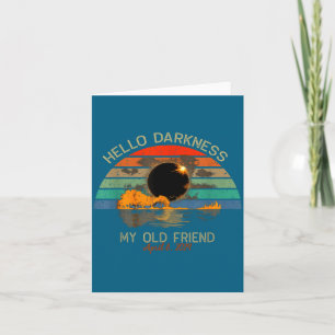 Hallo Duisternis Oude Vriend Totale Vormgeving Kaart