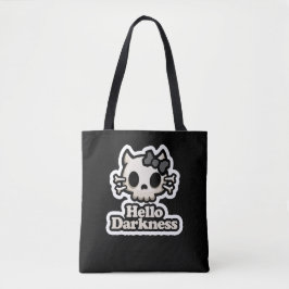 hallo duisternis tote bag