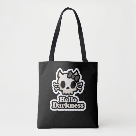 hallo duisternis tote bag (Voorkant)