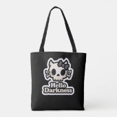 hallo duisternis tote bag (Achterkant)
