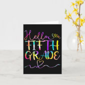 Hallo Dye # 5e klas leraar student terug naar Kaart (Gele Bloem)