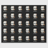 hallo Ebi-body Funny Ebi Sushi Pun Dark BG Cadeaupapier (Vlak)