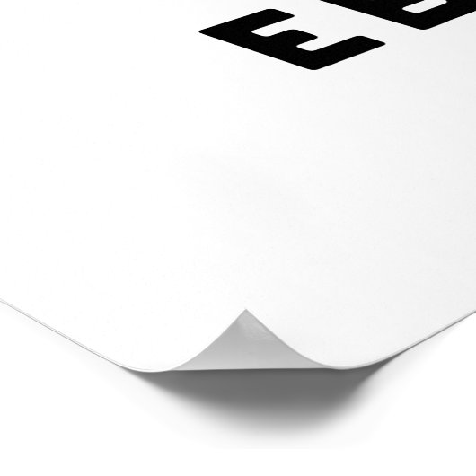 hallo Ebi-body Funny Ebi Sushi Pun Poster (Hoek)