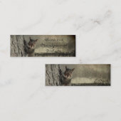 Hallo Eekhoorn Mini Visitekaartje (Voorkant / Achterkant)