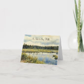 Hallo Een briefje om te zeggen... Kaart voor blanc (Voorkant)