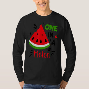 Hallo Een in een meloen watermeloen T-shirt
