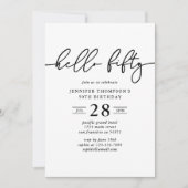 Hallo Eenvoudig Modern Kaart (Voorkant)