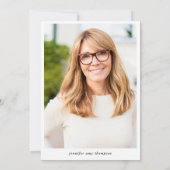 Hallo Eenvoudig Modern Kaart (Achterkant)