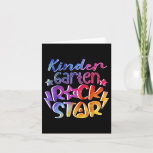 Hallo Eerste dag van de kleuterschool Super Star C Kaart