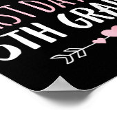 hallo eerste dag van de vijfde graad lerarenopleid poster (Hoek)