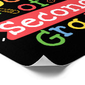 Hallo Eerste dag van tweedeklas leraar Poster (Hoek)