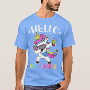 hallo eerste graad abbing Unicorn Back to School G T-shirt