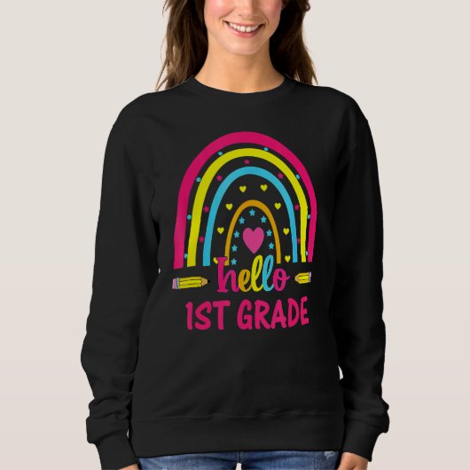 hallo eerste graad Boho regenboogleraar terug naar Trui (Voorkant)