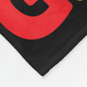 hallo eerste graad eerste graad terug naar schooll fleece deken (Hoek)