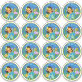 hallo eerste graad! Happy Mermaid Sticker (Voorkant)