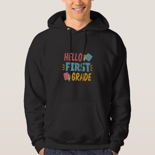hallo eerste graad hoodie (Voorkant)