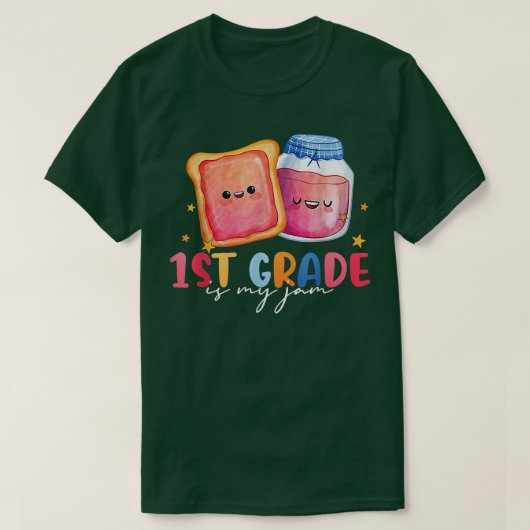 hallo eerste graad is mijn Jam terug naar school l T-shirt (Design voorkant)