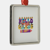 hallo eerste graad metalen ornament (Rechts)