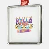 hallo eerste graad metalen ornament (Links)