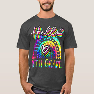 hallo eerste graad regenboogkleurige kleurstof ter t-shirt