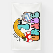 hallo eerste graad spandoek (Verticaal)