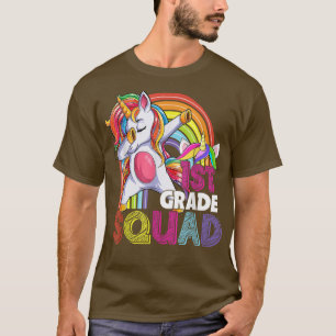 hallo eerste graad T-shirt Unicorn Rainbow Terug n