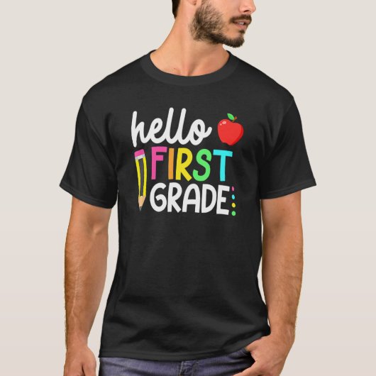 hallo Eerste graad Team 1st Grade T-shirt (Voorkant)