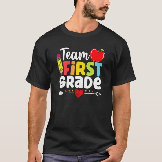 hallo Eerste graad Team 1st Grade T-shirt (Voorkant)